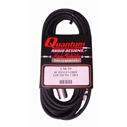 Roctober Special - Quantum LM-10 10' XLR Mic Cable - Black - USA