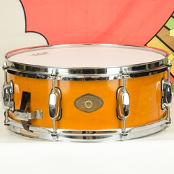 Used 90's Tama Rockstar Custom 14" Snare, Custom Amber Transparent Finish ISS29949