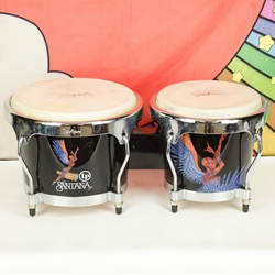 Used LP Latin Percussion Santana Abraxas Bongo Set ISS30156