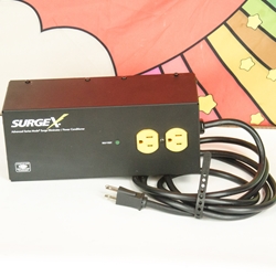 Surge X Used SurgeX SA-15 2 Outlet 15A Surge Eliminator / Power Conditioner ISS30223