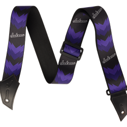 Jackson® Strap with Double V Pattern, Black and Purple 885978353453