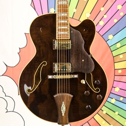 Used Ibanez Artcore Custom AF105F-SM Electric Hollowbody, Antique Brown, Hardcase ISS30226