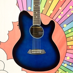 Ibanez Talman TCY10E Acoustic Electric Guitar, B Stock, Blue Burst TCY10ETBSB