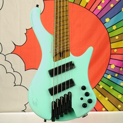 Ibanez EHB1005MS 5 String Multi Scale Bass Guitar, Bass Workshop Seafoam Green, B Stock EHB1005MSSFMB