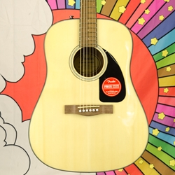 Used Fender CD-60 Natrual Deadnought, Hard Case ISS30328