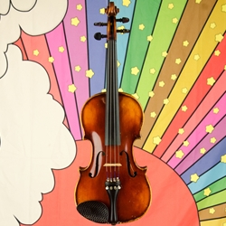 Used A. Schroetter German 4/4 Student Violin Outfit Hard Case, Bow ISS29830