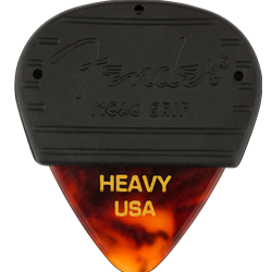 Fender Mojo Grip Picks, Celluloid, Heavy, 3-Pack, Tortoiseshell 885978638659