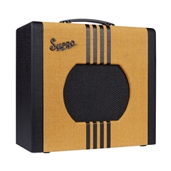 Holiday Sale (SAVE $100.00) Supro Delta King 10 | 5 Watt 1x10 w/ Reverb - Tweed & Black 1820RTB
