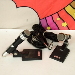 Xyz Used (PAIR) Mura DX-247 MIcrophones w/cables ISS30394