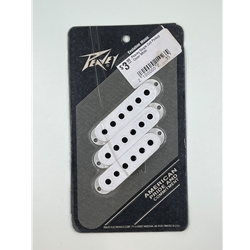 NOS Peavey (05407) WH. Single Coil Cover (Set of 3) ISS30541