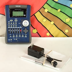 Used Tascam Pocketstudio 5 Portable Recorder, 1GB Card, Adapter ISS30714