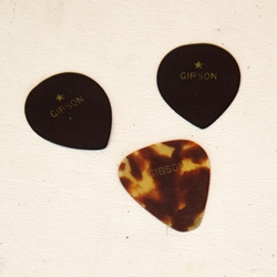 Vintage 50's Gibson Star Pick, Set of 3, Les Paul Case Candy ISS30334