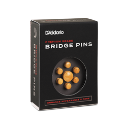 D'addario D'Addario Boxwood Bridge Pins with End Pin Set PWPS6