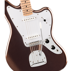 Squier Affinity Series® Jaguar®, Maple Fingerboard, White Pickguard, Mystic Metallic Brown 0378402594