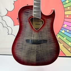 Ibanez Altstar Acoustic - Electric Guitar - Red Doom Burst ALT50FA-RDB