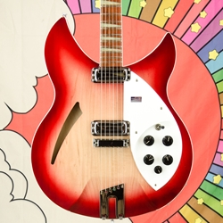 2000 Rickenbacker 360 360V64 Fireglo Semi Hollow Electric Guitar, Hard Case ISS30958