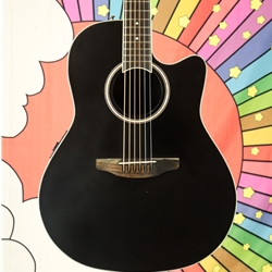 Used Applause AB24 Acoustic Electric Guitar, Bowl Back ISS30916