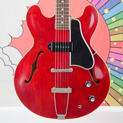 1961 Gibson ES-330TC ES-330 Cherry Archtop, Original Single P-90 Pickup, Hard Case ISS31219