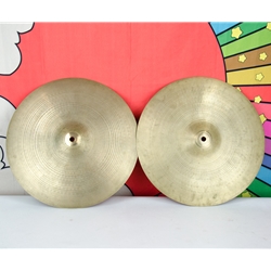 Used Zildjian Avedis '60's 14" Stamped Hi-Hat Set 810/850 grams ISS31230