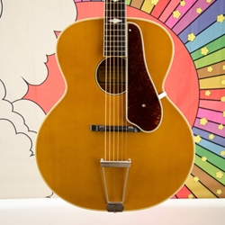 Used Epiphone Masterbilt De Luxe 17" Archtop Acoustic Electric Guitar, Pickup & Hard Case ISS31409