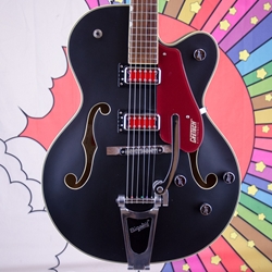 2021 Gretsch G5410T Electromatic - Rat Rod Hollowbody Single Cutaway - Matte Black ISS31518