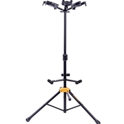 HERCULES Hercules GS432B Plus Tri Guitar Stand  w/ Folding Neck & Back Rest & upgraded Auto Grip System