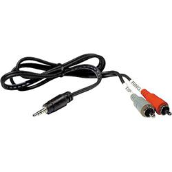 Hosa Stereo 3.5mm (TRS) to Dual RCA - 6' CMR206