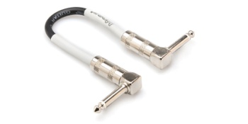 Guitar Patch Cable, Hosa Right-angle to Same, 18 in CPE-118